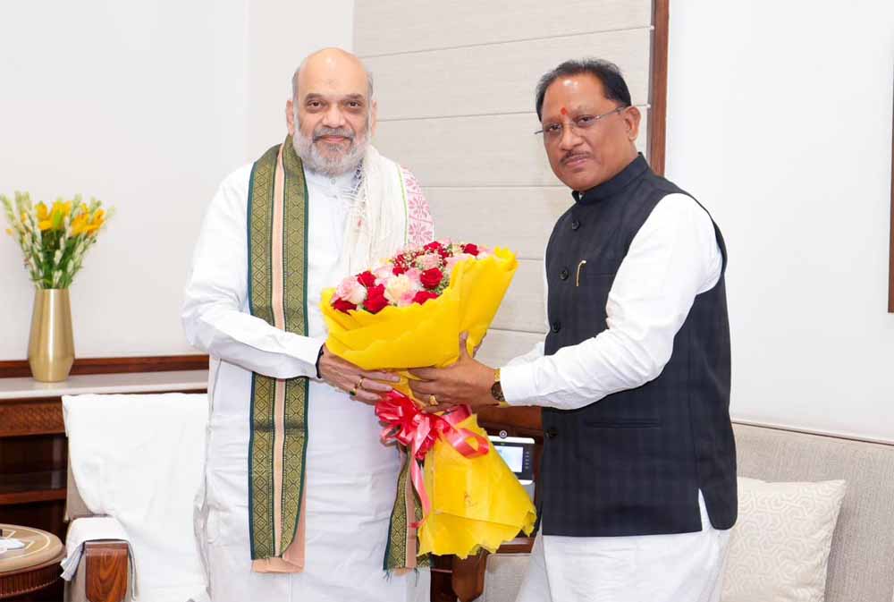 केंद्रीय गृह मंत्री अमित शाह से मिले मुख्यमंत्री विष्णुदेव साय केंद्रीय गृह मंत्री अमित शाह से मिले मुख्यमंत्री विष्णुदेव साय