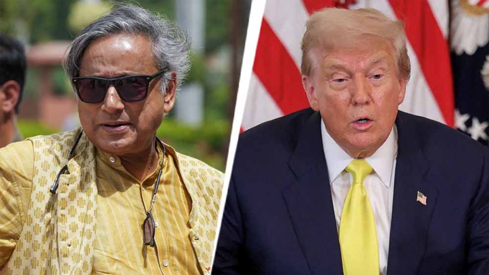 ट्रंप की नीतियों ने पूरी दुनिया को पीछे धकेल दिया : शशि थरुर ट्रंप की नीतियों ने पूरी दुनिया को पीछे धकेल दिया : शशि थरुर