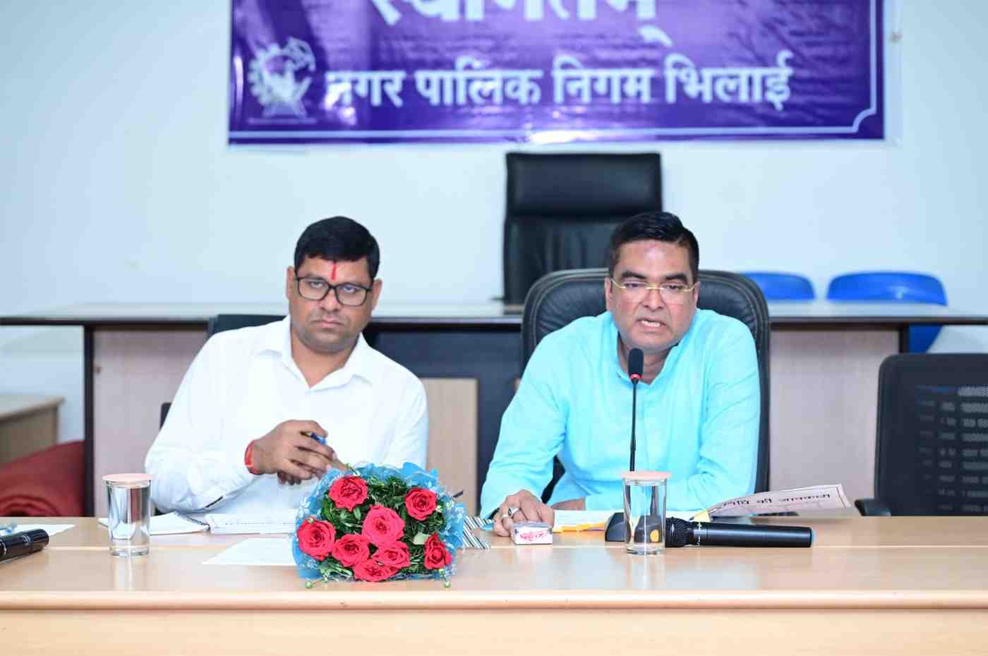 भिलाई शहर के विकास को लेकर विधायक रिकेश सेन ने ली समीक्षा बैठक, दिए आवश्यक निर्देश भिलाई शहर के विकास को लेकर विधायक रिकेश सेन ने ली समीक्षा बैठक, दिए आवश्यक निर्देश
