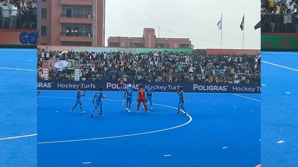 एशिया कप हॉकी: भारत ने राजगीर में चीन को 4-3 से हराकर जीत दर्ज की एशिया कप हॉकी: भारत ने राजगीर में चीन को 4-3 से हराकर जीत दर्ज की