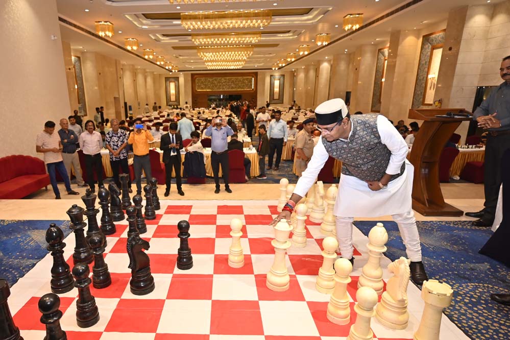 खेल मंत्री सारंग ने किया राज्य सीनियर फिडे रेटेड चेस चैंपियनशिप का शुभारंभ
