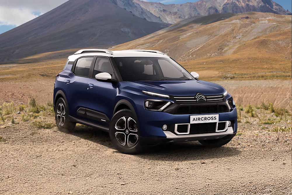 सिट्रोएन Aircross फेसलिफ्ट का टेस्टिंग मॉडल सड़कों पर, त्योहारों में होगी लॉन्च