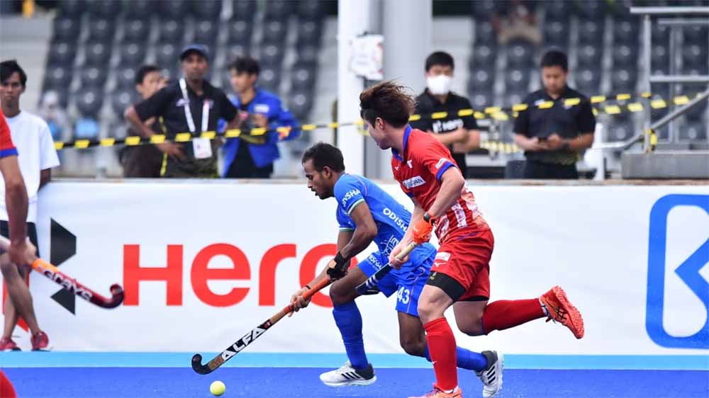 हॉकी एशिया कप: भारत, मलेशिया, कोरिया और जापान ने हासिल की जीत हॉकी एशिया कप: भारत, मलेशिया, कोरिया और जापान ने हासिल की जीत