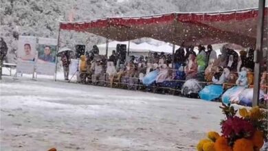लद्दाख में आई पहली बर्फबारी, सुरम्य नजारों की तस्वीरें हुई वायरल