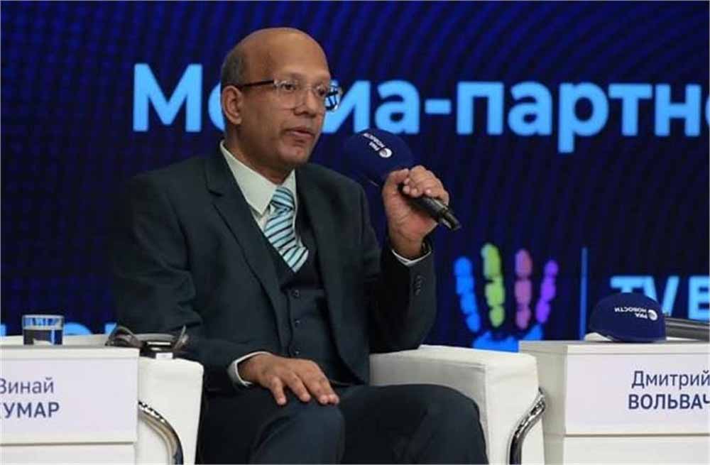 रूस से तेल खरीद पर भारत अडिग, ऊर्जा सुरक्षा बनी रहेगी प्राथमिकता: राजदूत विनय कुमार रूस से तेल खरीद पर भारत अडिग, ऊर्जा सुरक्षा बनी रहेगी प्राथमिकता: राजदूत विनय कुमार