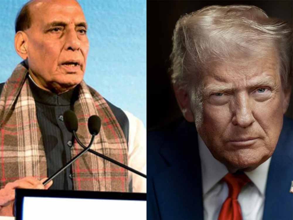 बिना नाम लिए राजनाथ सिंह का डोनाल्ड ट्रंप को करारा जवाब: सबके बॉस हम ही हैं बिना नाम लिए राजनाथ सिंह का डोनाल्ड ट्रंप को करारा जवाब: सबके बॉस हम ही हैं