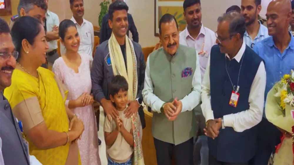 ISS मिशन पूरा कर भारत लौटे शुभांशु शुक्ला, कहा- छोड़कर आने का रहा सबसे बड़ा दुख