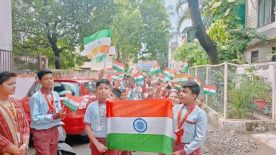 भारत माता जी जय से गूंजा हर्षवर्धन नगर भारत माता जी जय से गूंजा हर्षवर्धन नगर