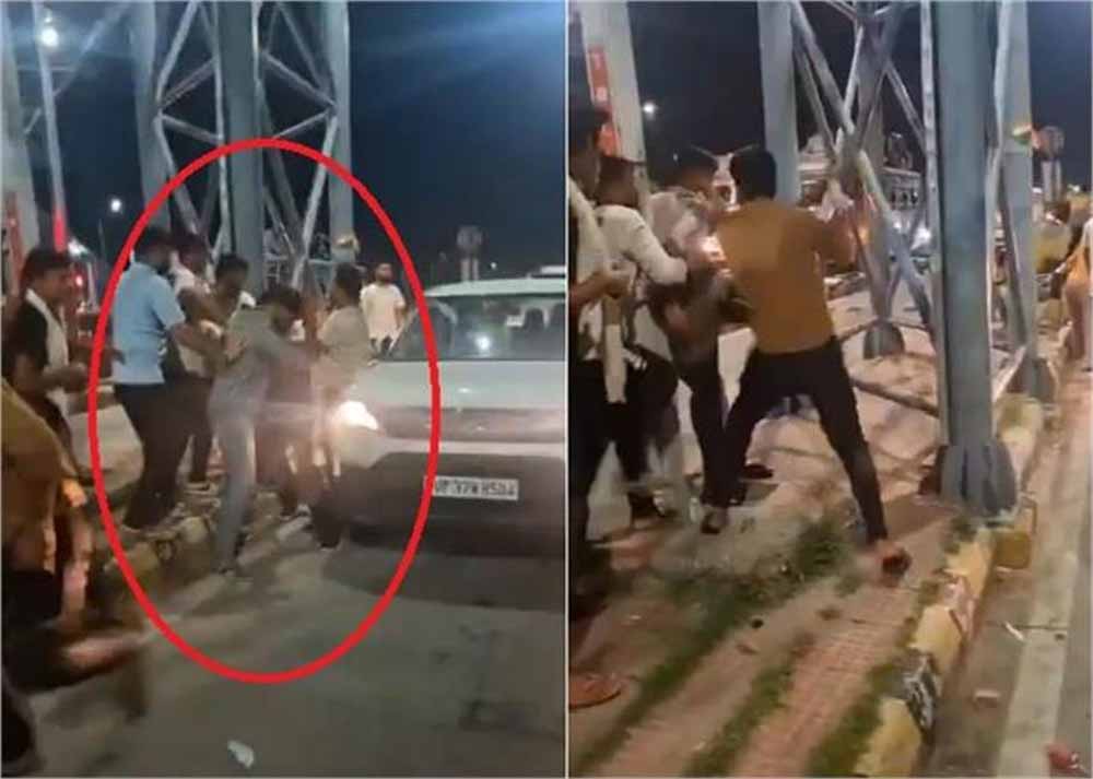 श्रीनगर में दबंग टोल कर्मियों ने सेना के जवान को खंभे से बांधकर पीटा