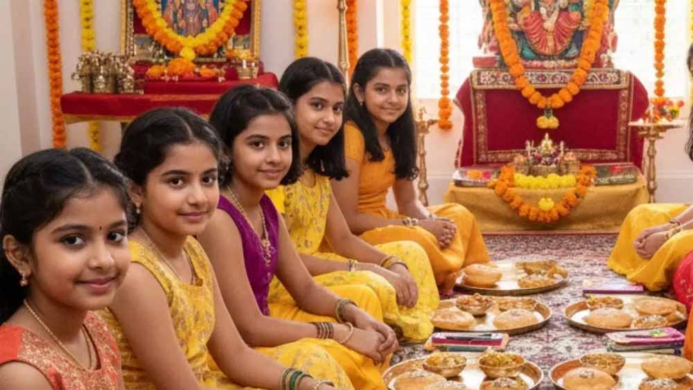 कन्या पूजन: नवरात्रि व्रत का समापन क्यों होता है?