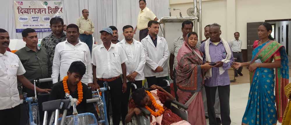 रजत जयंती महोत्सव एवं सेवा पखवाड़ा दिवस पर दिव्यांगजन स्वास्थ्य परीक्षण एवं सहायक उपकरण वितरण शिविर सम्पन्न