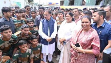 मुख्यमंत्री विष्णुदेव साय से 26 अग्निवीरों ने की सौजन्य मुलाकात