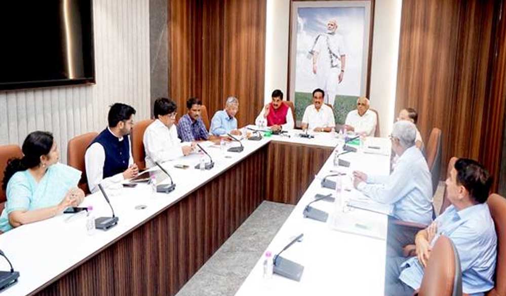 मुख्यमंत्री डॉ. यादव ने केंद्रीय जल शक्ति मंत्री  पाटिल से जल समृद्धि रणनीति पर की चर्चा