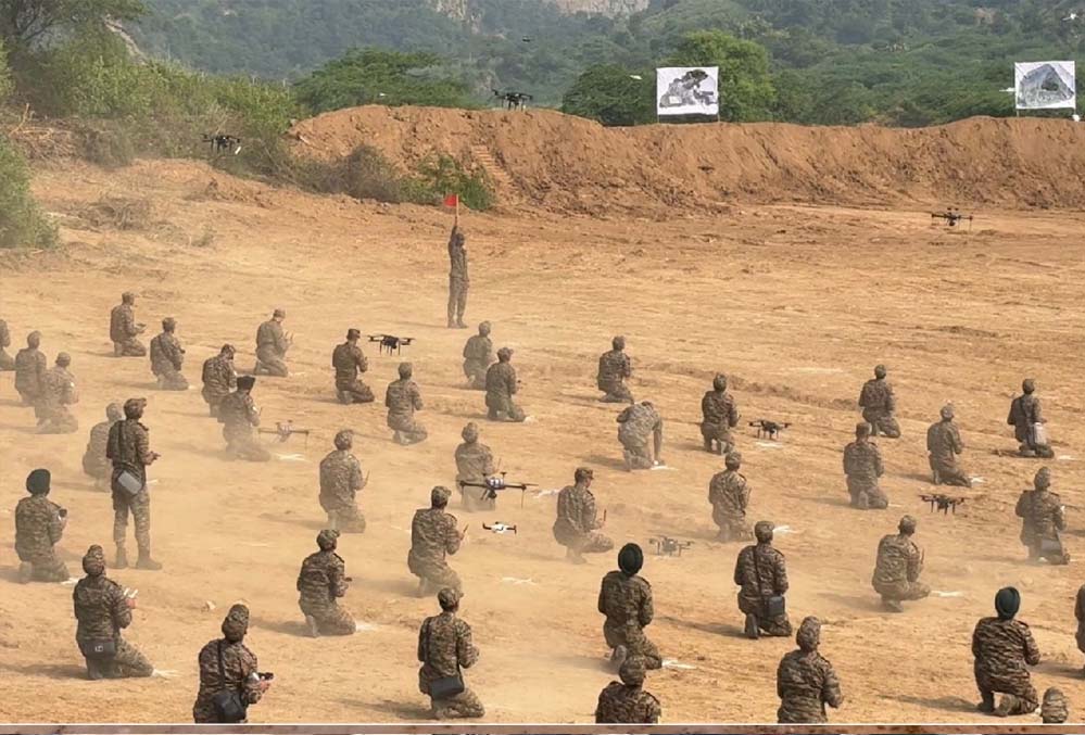 भारतीय सेना ने शुरू किया पहला ड्रोन युद्धाभ्यास, पड़ोसी के प्रति सख्त संदेश