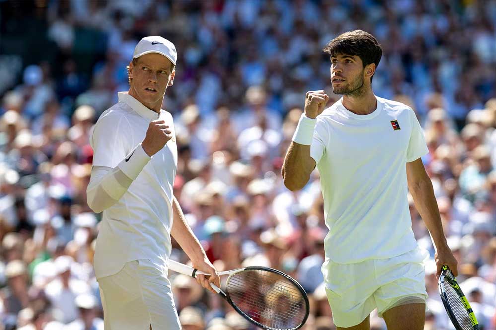 US ओपन फाइनल में पहुंचे सिनर और अल्कारेज, जोकोविच को मिली चुनौती US ओपन फाइनल में पहुंचे सिनर और अल्कारेज, जोकोविच को मिली चुनौती