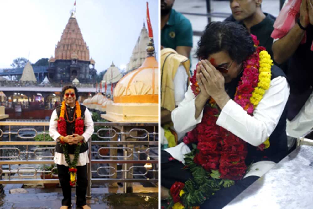 महाकाल दरबार में आशुतोष राणा, नंदी हॉल से किए दर्शन और सुनाया शिव तांडव स्त्रोत