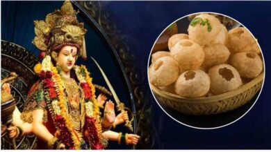विश्व का अनोखा नजारा: पांच लाख गोलगप्पों से बना दुर्गा पूजा पंडाल, मां दुर्गा की अद्भुत मूर्ति! विश्व का अनोखा नजारा: पांच लाख गोलगप्पों से बना दुर्गा पूजा पंडाल, मां दुर्गा की अद्भुत मूर्ति!