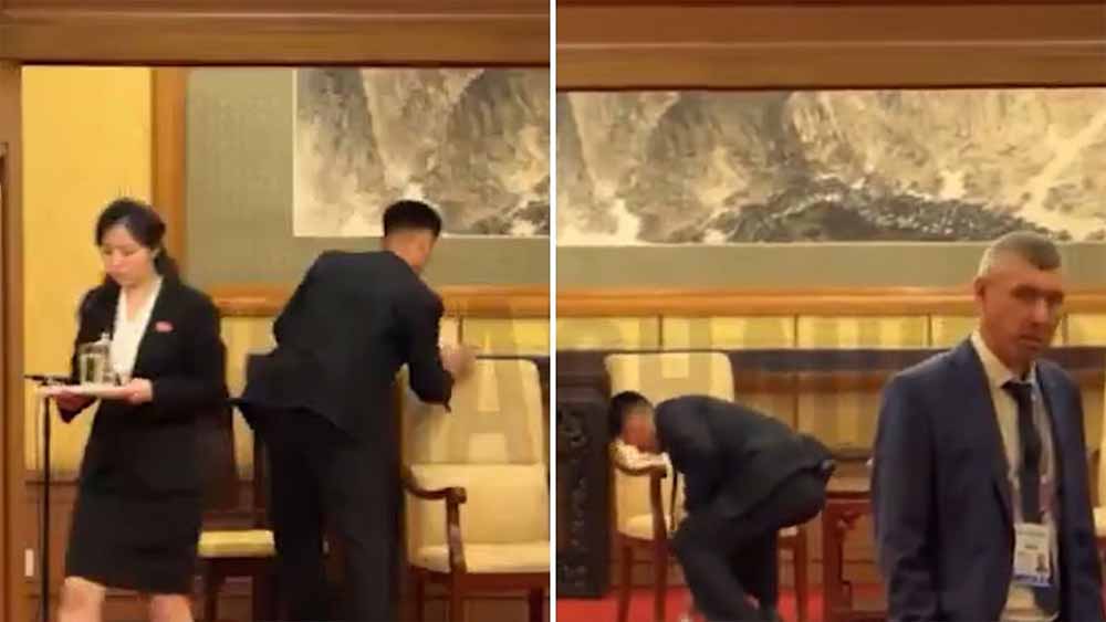 पुतिन से मिलने के बाद किम जोंग का जूठा गिलास ले गए बॉडीगार्ड्स, वीडियो वायरल