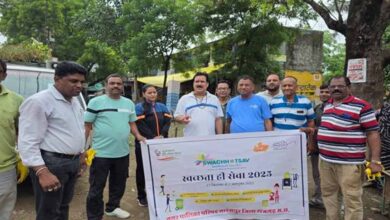 सेवा पखवाड़े में मंत्री टेटवाल ने सारंगपुर में चलाया सफाई अभियान