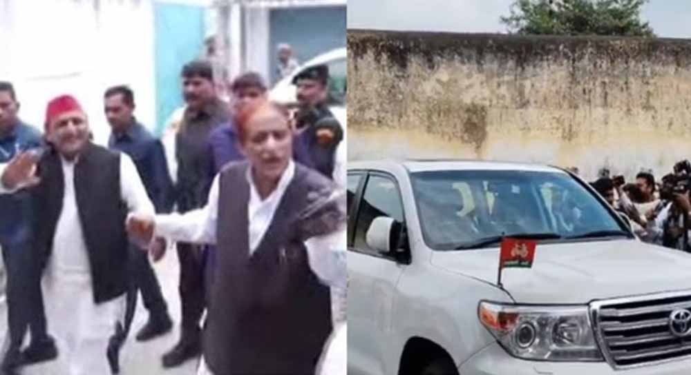 तीन साल बाद आजम खां से मिले अखिलेश यादव, पुलिस ने मीडिया को रोका तीन साल बाद आजम खां से मिले अखिलेश यादव, पुलिस ने मीडिया को रोका