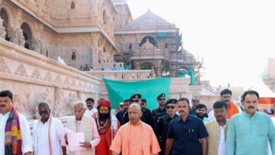 मुख्यमंत्री ने लिया राम मंदिर निर्माण की प्रगति का जायजा, ट्रस्ट पदाधिकारियों से की चर्चा