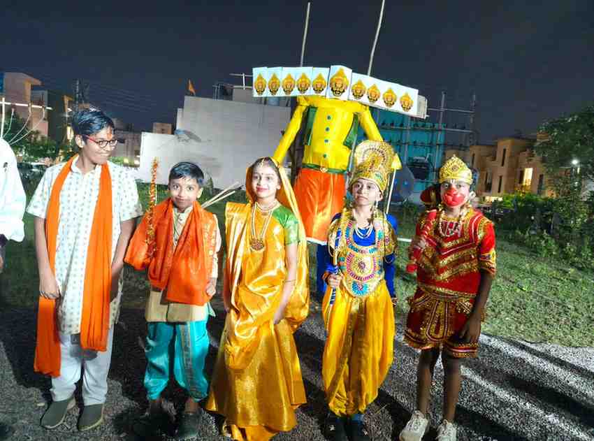 गणपति विहार कॉलोनी में दशहरा उत्सव मना गणपति विहार कॉलोनी में दशहरा उत्सव मना
