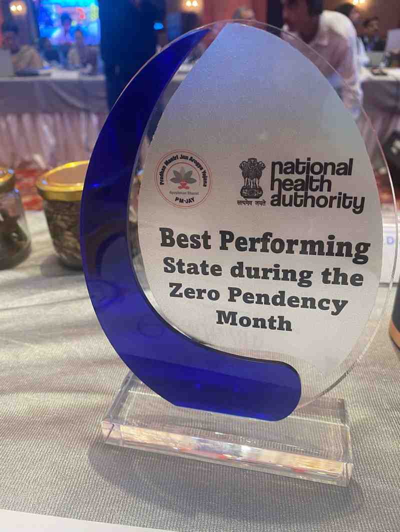 प्रधानमंत्री जन आरोग्य योजना के क्रियान्वयन में अव्वल,राष्ट्रीय स्वास्थ्य प्राधिकरण कॉन्क्लेव में मिला श्रेष्ठ प्रदर्शन राज्य का सम्मान प्रधानमंत्री जन आरोग्य योजना के क्रियान्वयन में अव्वल,राष्ट्रीय स्वास्थ्य प्राधिकरण कॉन्क्लेव में मिला श्रेष्ठ प्रदर्शन राज्य का सम्मान