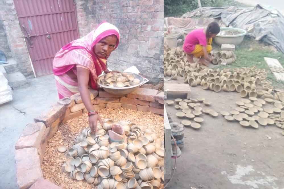 दीपोत्सव से रोशन हुए कुम्हारों के घर, अयोध्या में युवाओं को मिल रहा रोजगार दीपोत्सव से रोशन हुए कुम्हारों के घर, अयोध्या में युवाओं को मिल रहा रोजगार