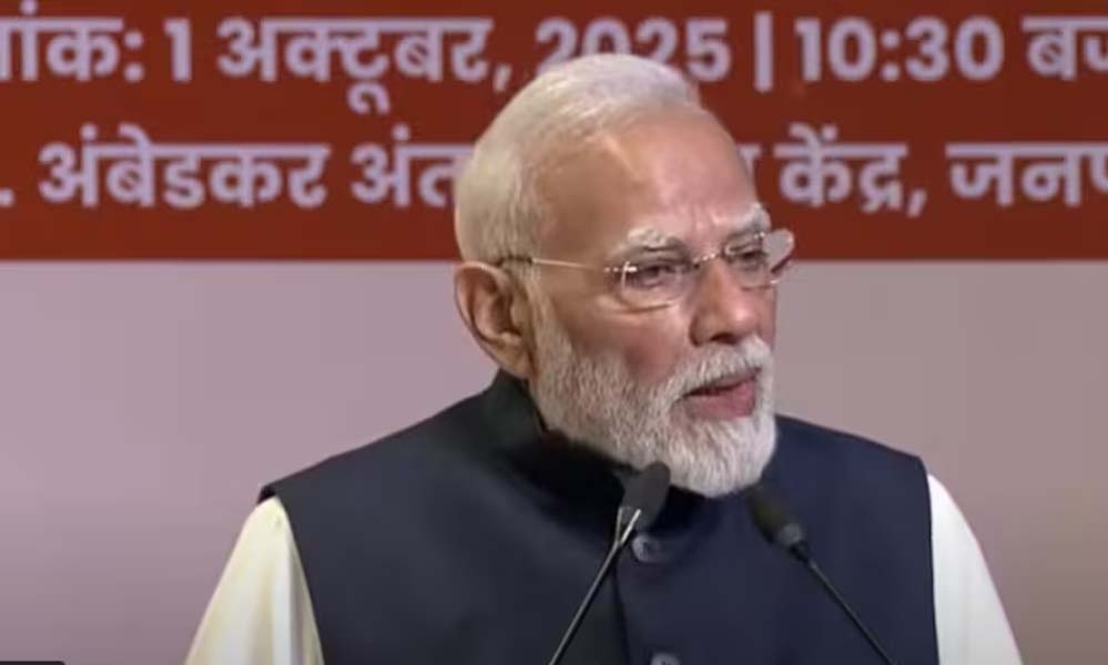 संघ में कटुता के लिए स्थान नहीं, राष्ट्र सर्वोपरि हमारा मूल मंत्र – शताब्दी समारोह में बोले पीएम मोदी