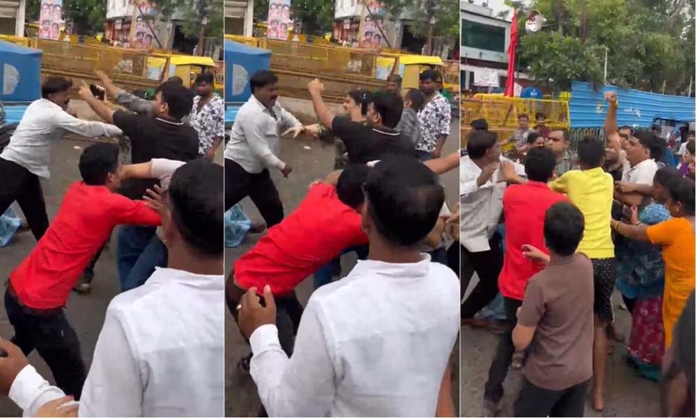 देवास में दर्शन को आए श्रद्धालुओं से मारपीट, मामूली विवाद पर हमला; प्रशासन ने की सख्त कार्रवाई देवास में दर्शन को आए श्रद्धालुओं से मारपीट, मामूली विवाद पर हमला; प्रशासन ने की सख्त कार्रवाई