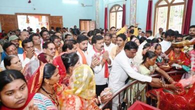 उपमुख्यमंत्री विजय शर्मा ने बस्तर प्रवास के दौरान दंतेश्वरी मंदिर में किया दर्शन