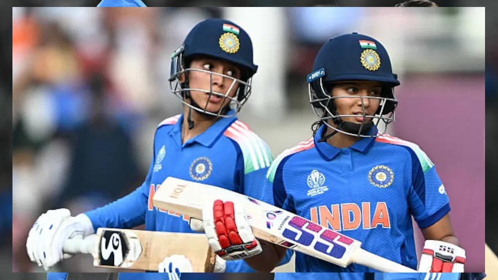 WC 2025: भारत सेमीफाइनल में दाखिल, स्मृति-प्रतीका के शतकों से न्यूजीलैंड को करारी शिकस्त — रोहित-शुभमन भी रह गए पीछे WC 2025: भारत सेमीफाइनल में दाखिल, स्मृति-प्रतीका के शतकों से न्यूजीलैंड को करारी शिकस्त — रोहित-शुभमन भी रह गए पीछे