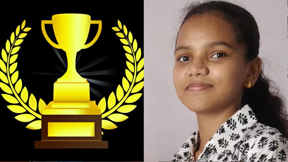 छिंदवाड़ा की वैष्णवी सरियाम 12वीं टॉपर, बालिका विज्ञान पुरस्कार से सम्मानित