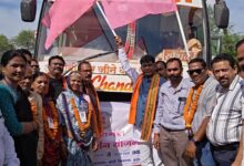 महासमुंद : महासमुंद जिले से 323 श्रद्धालु मुख्यमंत्री तीर्थ दर्शन योजना अंतर्गत हुए प्रयागराज काशी रवाना