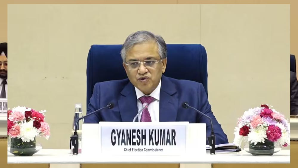 EC का बड़ा ऐलान: देश के 12 राज्यों में SIR का दूसरा फेज शुरू, वोटर लिस्ट में शामिल होंगे सभी योग्य मतदाता EC का बड़ा ऐलान: देश के 12 राज्यों में SIR का दूसरा फेज शुरू, वोटर लिस्ट में शामिल होंगे सभी योग्य मतदाता