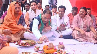 रायपुर : मुख्यमंत्री  विष्णुदेव साय ने जशपुर जिले के फरसाबहार में 40.89 करोड़ के 13 कार्यों का किया लोकार्पण एवं भूमिपूजन रायपुर : मुख्यमंत्री  विष्णुदेव साय ने जशपुर जिले के फरसाबहार में 40.89 करोड़ के 13 कार्यों का किया लोकार्पण एवं भूमिपूजन