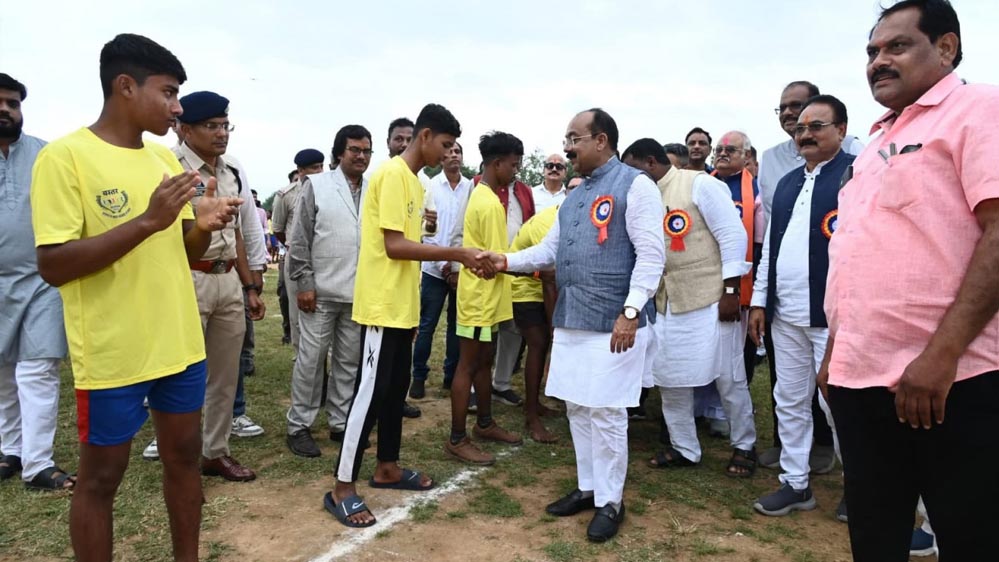 रायपुर : उप मुख्यमंत्री अरुण साव ने विकासखंड स्तरीय बस्तर ओलंपिक का किया शुभारंभ रायपुर : उप मुख्यमंत्री अरुण साव ने विकासखंड स्तरीय बस्तर ओलंपिक का किया शुभारंभ