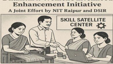 धमतरी : धमतरी में महिलाओं की आजीविका संवर्धन के लिए एन.आई.टी. रायपुर और डी.एस.आई.आर. की साझी पहल