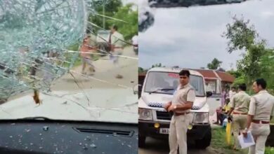 बंगाल में भाजपा प्रतिनिधिमंडल पर हमला, पथराव में सांसद मुर्मू घायल, सिर में लगी चोट