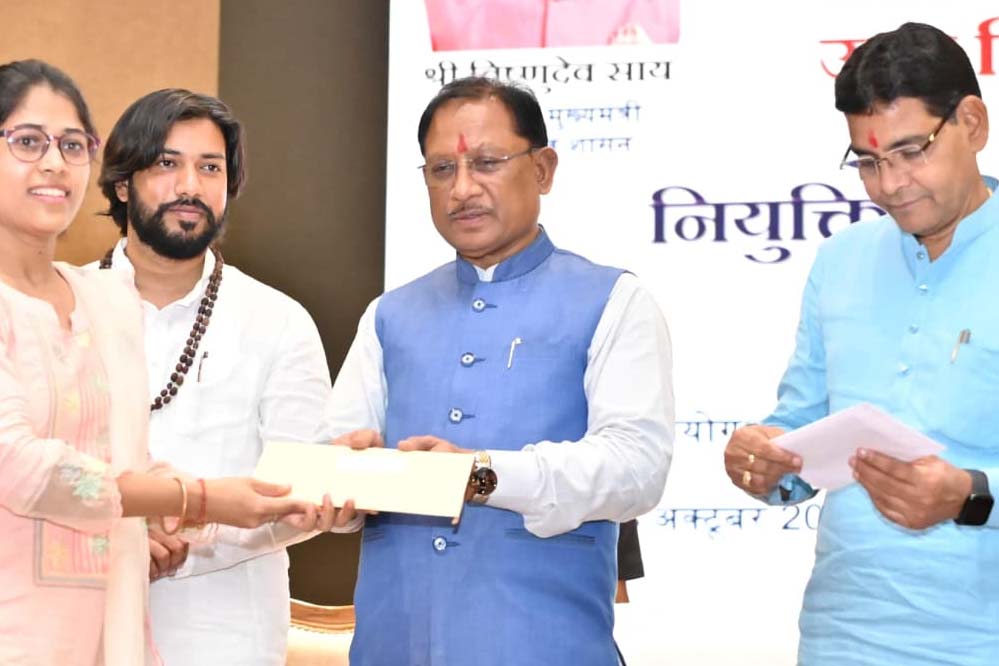 रायपुर : पारदर्शी एवं निष्पक्ष भर्ती प्रक्रियाओं से युवाओं का भविष्य हुआ सुरक्षित : मुख्यमंत्री श्री साय