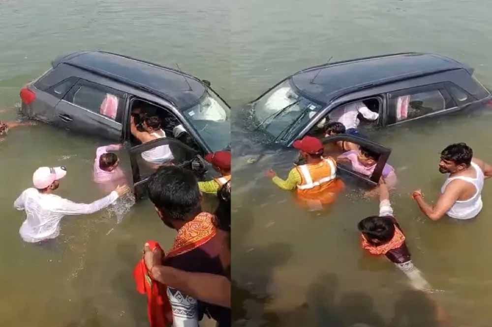 एमपी में दिल दहलाने वाला दृश्य: डैम में गिरी कार, परिवार को लोगों ने बचाया – देखिए साहस की कहानी! एमपी में दिल दहलाने वाला दृश्य: डैम में गिरी कार, परिवार को लोगों ने बचाया – देखिए साहस की कहानी!