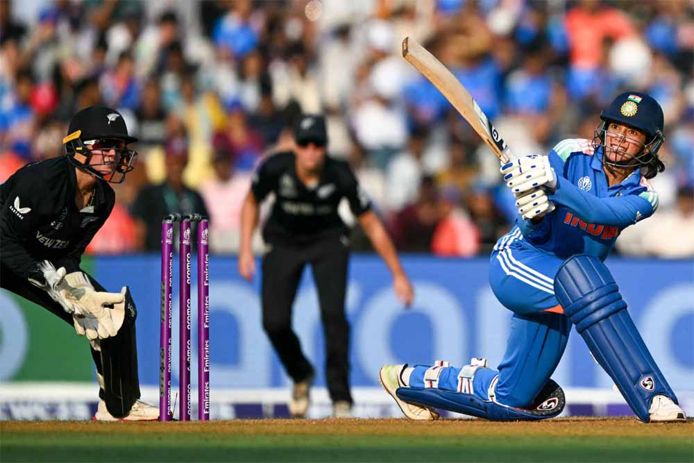 महिला क्रिकेट वर्ल्ड कप: स्मृति मंधाना और प्रतिका रावल की शतकीय धुआंधार पारी, भारत ने बनाया 240+ का स्कोर महिला क्रिकेट वर्ल्ड कप: स्मृति मंधाना और प्रतिका रावल की शतकीय धुआंधार पारी, भारत ने बनाया 240+ का स्कोर