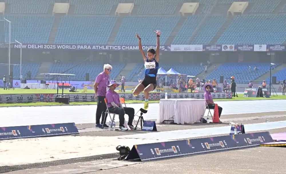 विश्व पैरा एथलेटिक्स चैंपियनशिप: कियारा रोड्रिग्ज ने चौथी बार जीता लंबी कूद में स्वर्ण