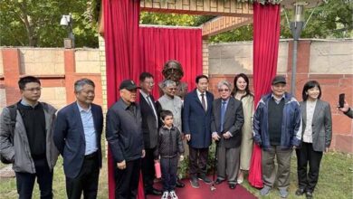 चीन में टैगोर की प्रतिमा का भव्य अनावरण, बीजिंग में गूंजा भारत का गौरव चीन में टैगोर की प्रतिमा का भव्य अनावरण, बीजिंग में गूंजा भारत का गौरव