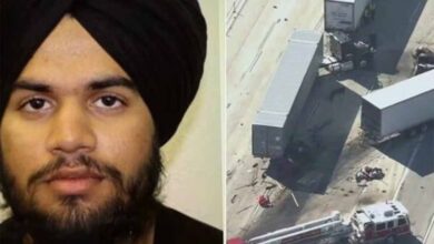 अमेरिका में भयंकर ट्रक हादसा: 3 की मौत, भारतीय ड्राइवर पर लगे गंभीर आरोप अमेरिका में भयंकर ट्रक हादसा: 3 की मौत, भारतीय ड्राइवर पर लगे गंभीर आरोप