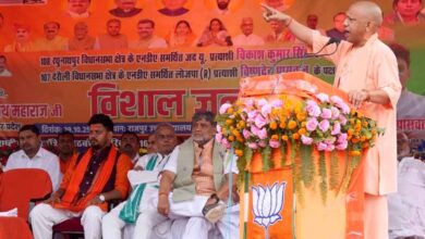 बिहार में गरजे योगी, बोले- अपराध की फैक्ट्री और विकास का बैरियर है राजद- कांग्रेस गठबंधन बिहार में गरजे योगी, बोले- अपराध की फैक्ट्री और विकास का बैरियर है राजद- कांग्रेस गठबंधन