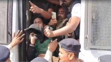 BJP दफ्तर निर्माण विवाद: प्रदर्शन कर रहे कई कांग्रेसी नेता गिरफ्तार