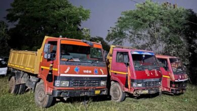 कोरिया जिले में अवैध रेत परिवहन पर प्रशासन की सख्ती