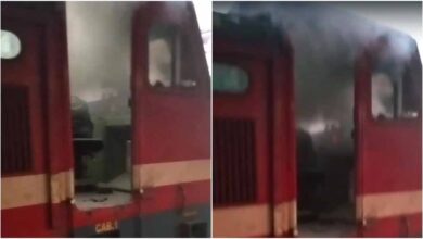 इटारसी स्टेशन पर रीवा–भोपाल सुपरफास्ट ट्रेन के इंजन में लगी आग, मचा हड़कंप