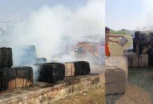 धान खरीदी के बीच बारदानों में आग: अलग-अलग केंद्रों में लाखों बोरे खाक, जांच की मांग तेज